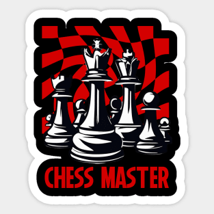 Chess Master, Grand Master of Chess Sticker